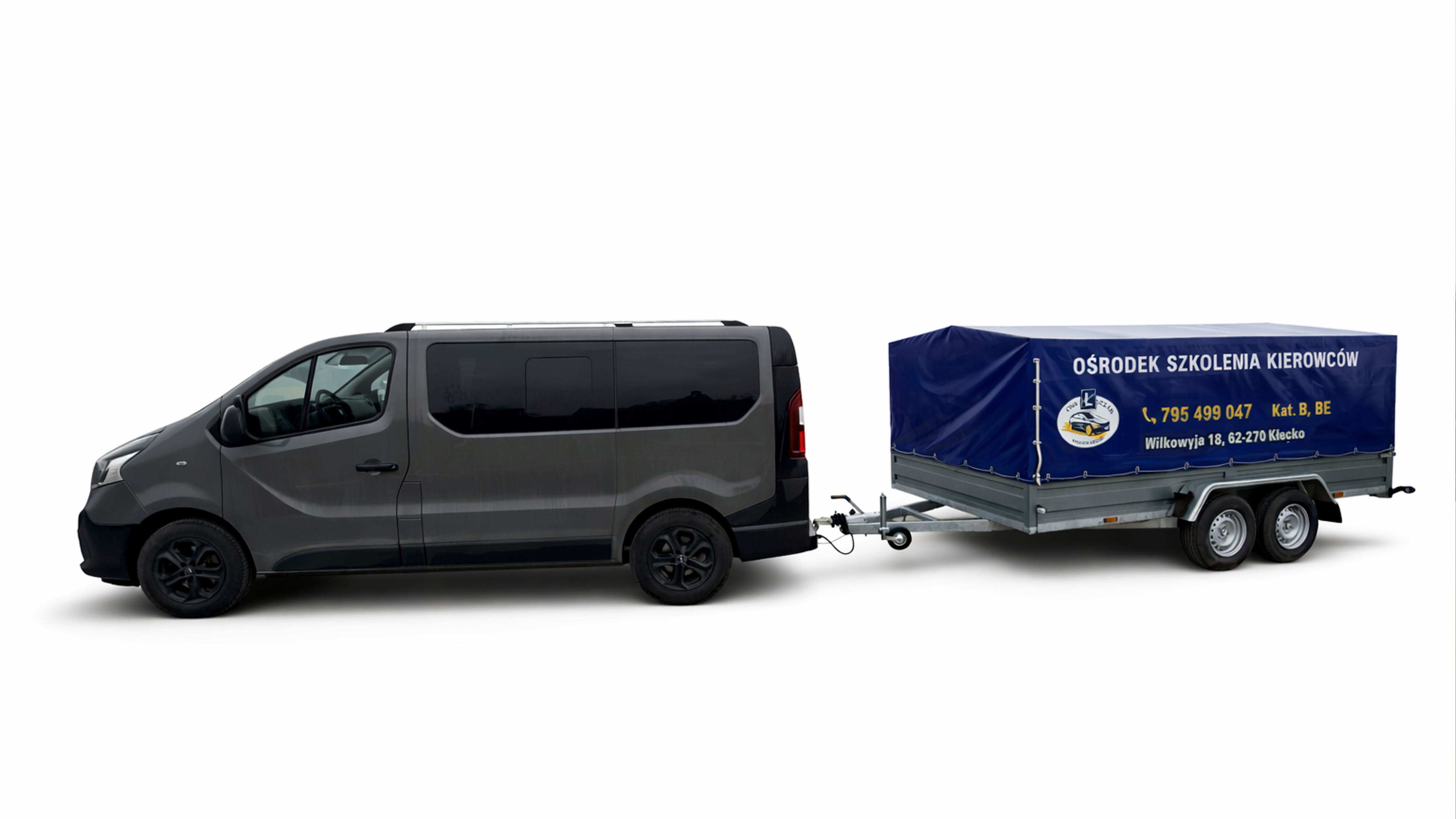 Pojazd szkoleniowy z przyczepą - OSK Łuczak